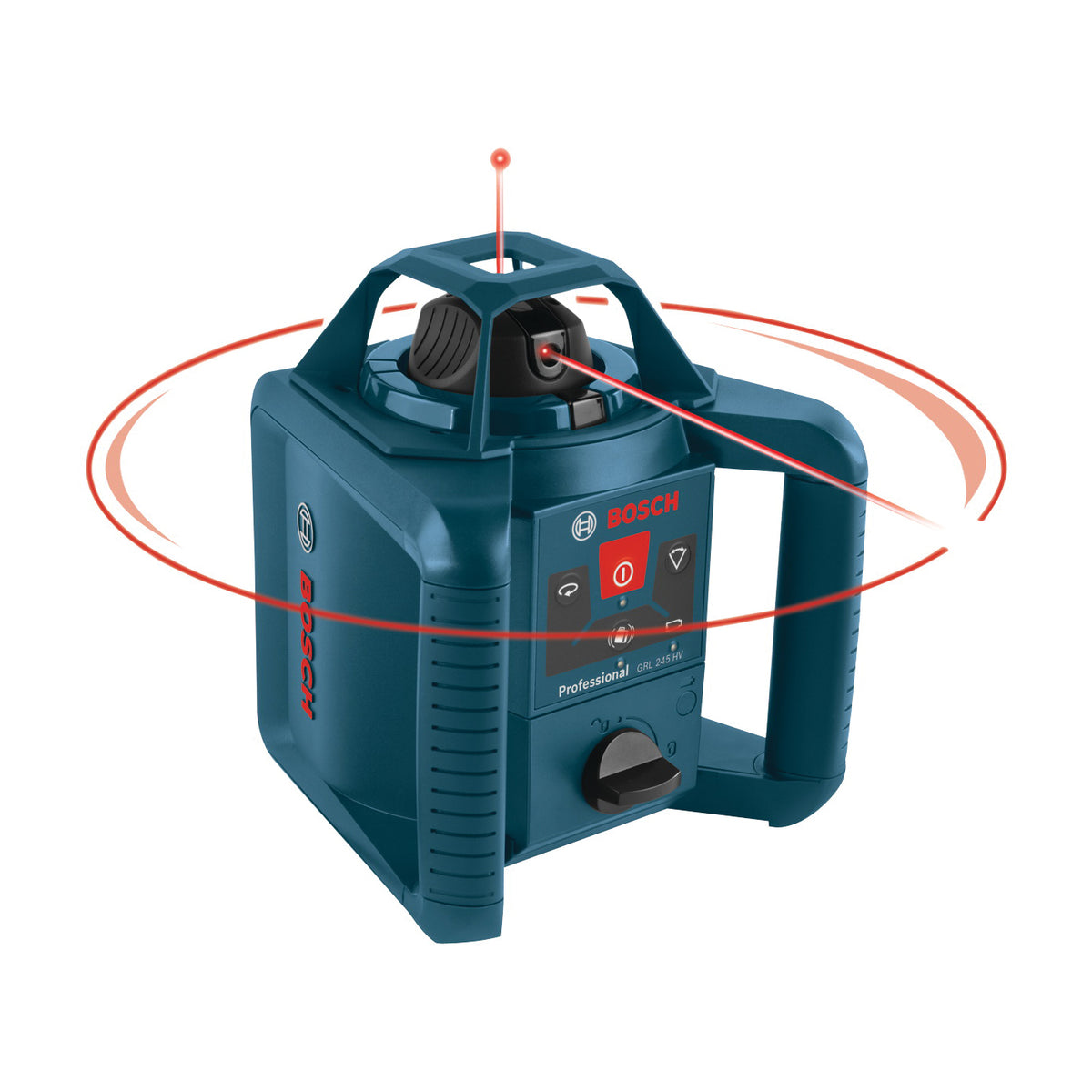 Bosch GRL 245 HVCK Laser Kit, 800 ft, +/-1/8 in at 100 ft Accuracy