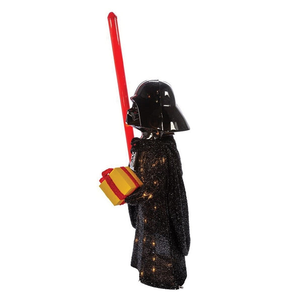 Kurt S Adler Star Wars SW9155 Lighted Darth Vader, Tinsel, Incandescent Bulb