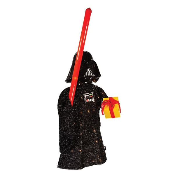 Kurt S Adler Star Wars SW9155 Lighted Darth Vader, Tinsel, Incandescent Bulb