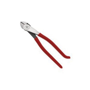 KLEIN TOOLS D248-9ST Diagonal Cutting Plier, 8 in OAL, 1 in Jaw Opening, Red Handle, Pistol-Grip Handle, 1.188 in W Jaw