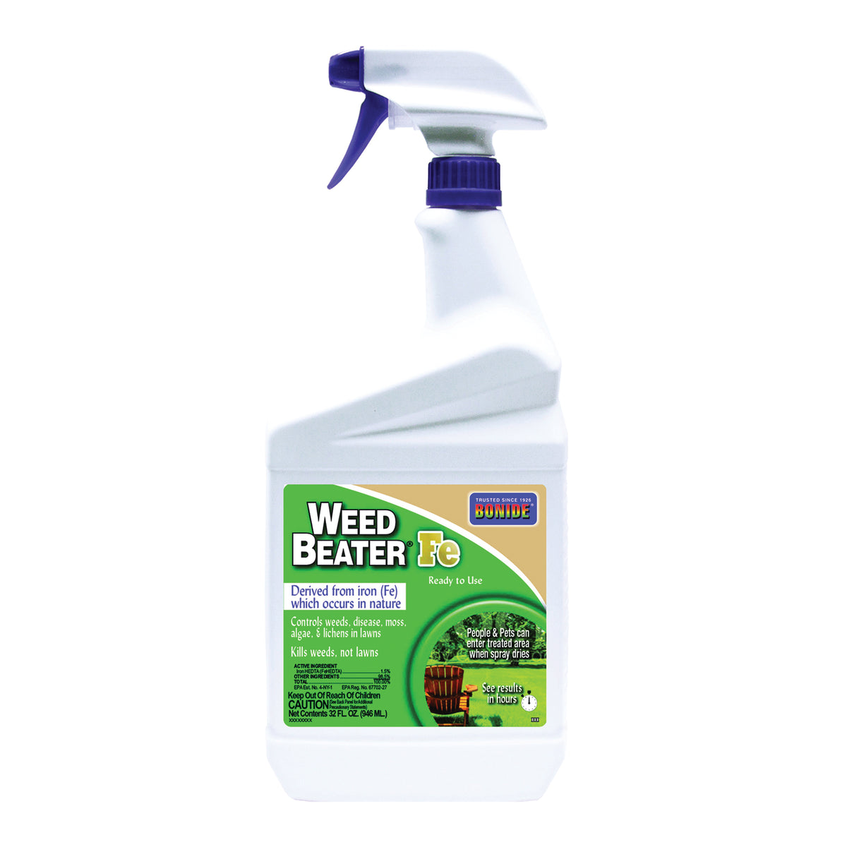 Bonide 321 Weed Killer, Liquid, Spray Application, 1 qt