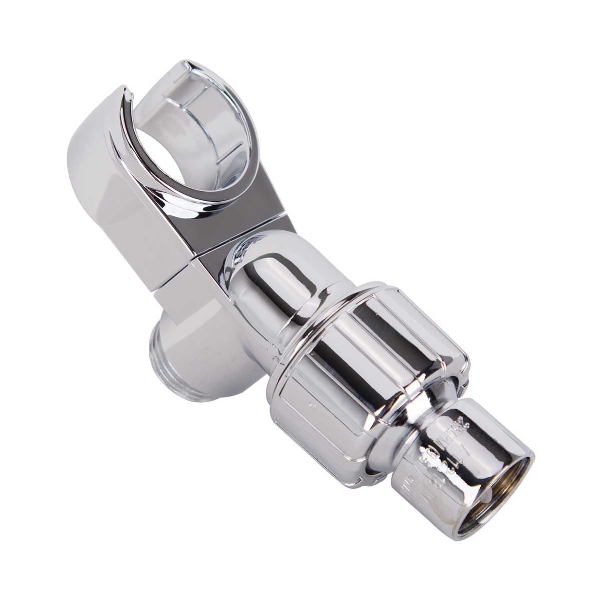 Boston Harbor B1105CP Swivel Ball Joint Shower Bracket, Plastic, Chrome, For: Handheld Shower Head