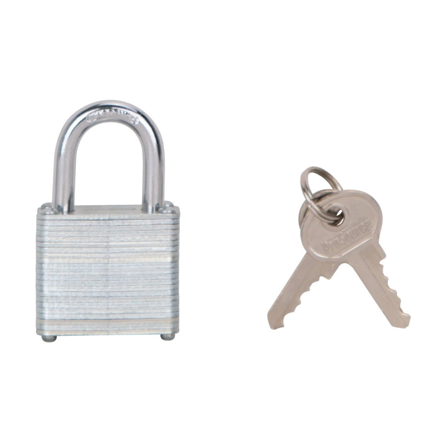 ProSource HD00010 Padlock, Standard Shackle, 3/16 in Dia Shackle, Steel, M2 Keyway