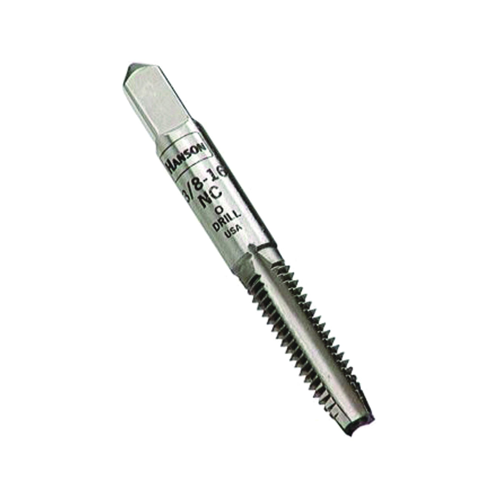 IRWIN 8144 Fractional Tap, 1/2 in- 13 NC Thread, Plug Tap Thread, 4-Flute, HCS