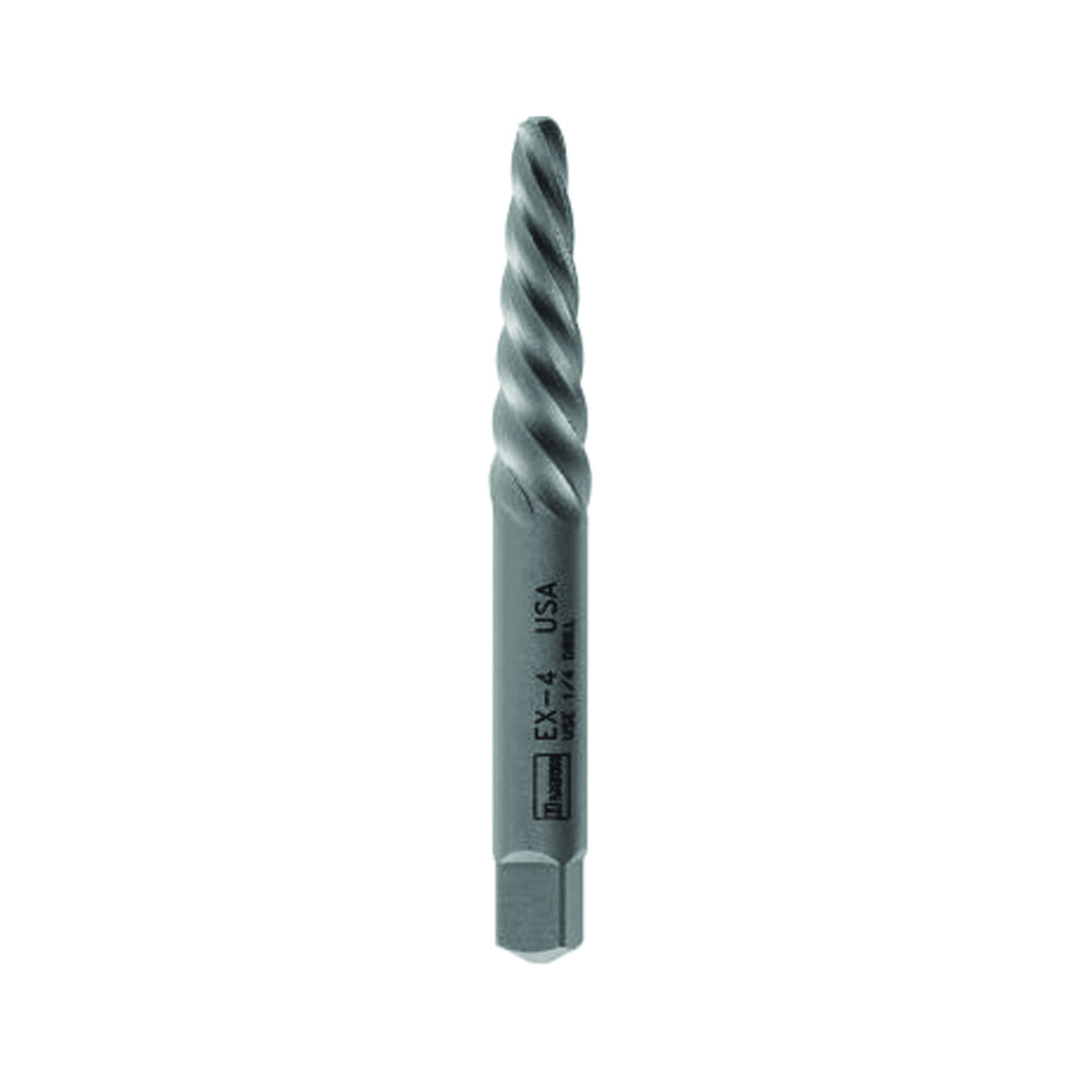 IRWIN POWER-GRIP 53404 Screw Extractor, EX-4 Extractor, 9/32 to 3/8 in, 1/8 in NPT, 1/8 in BSP, 8 to 10 mm Bolt/Screw