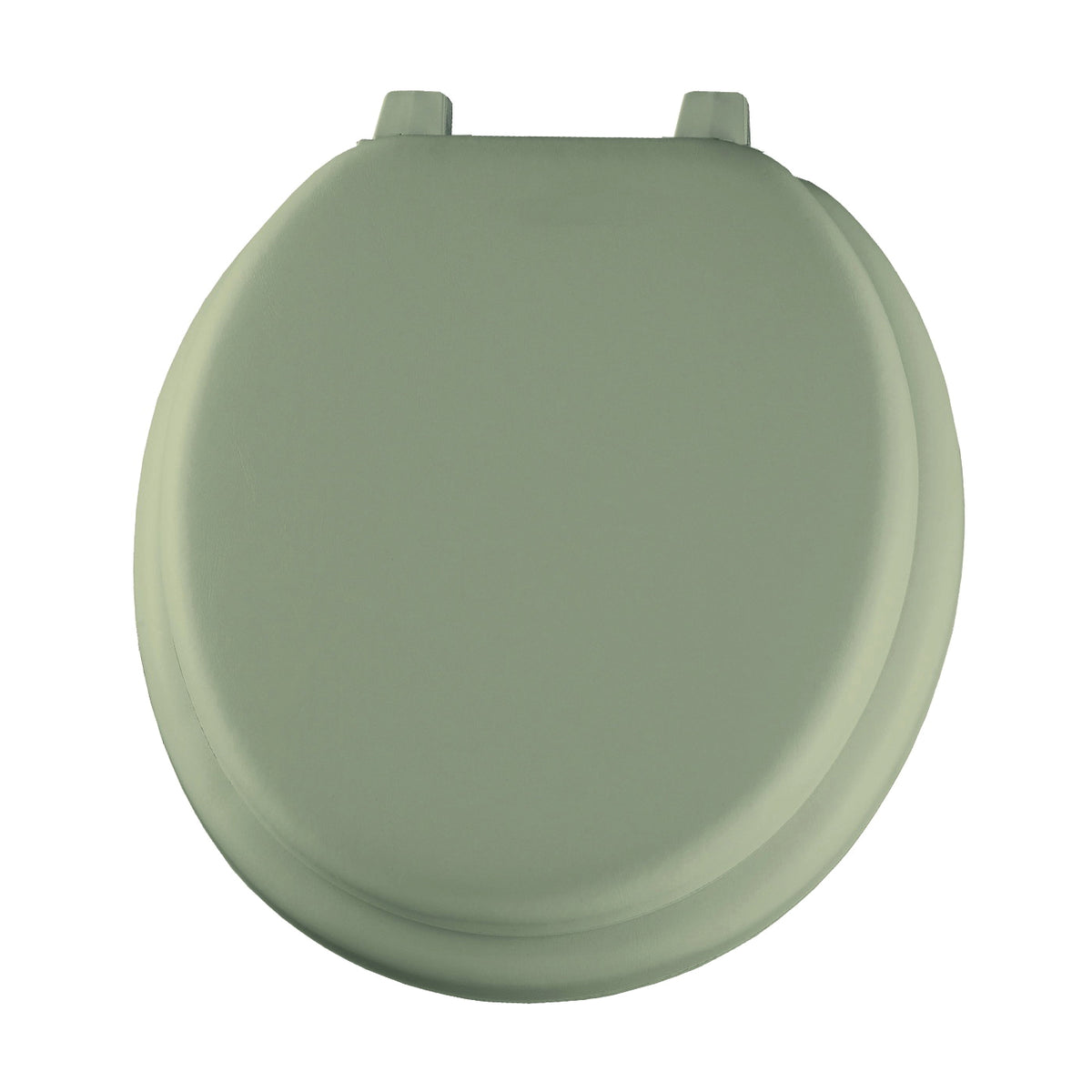 Mayfair 15EC-006 Toilet Seat, Round, Vinyl/Wood, Bone, Twist Hinge