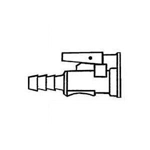 US Hardware M-007C Fuel Connector, For: OMC, Johnson and Evinrude