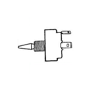 US Hardware M-030C Toggle Switch, Thermoplastic, Black