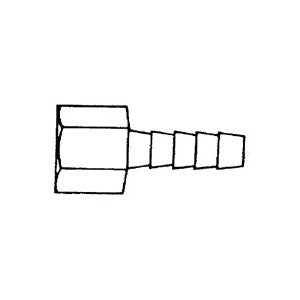 US Hardware M-276C Hose Barb, Brass