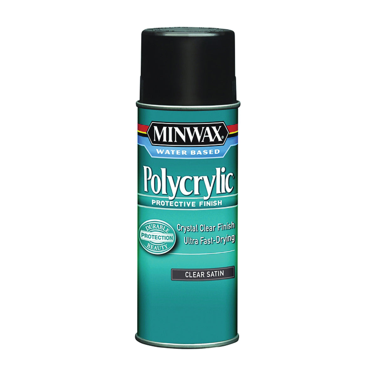 Minwax Polycrylic 33333000 Protective Finish Paint, Liquid, Crystal Clear, 11.5 oz, Aerosol Can