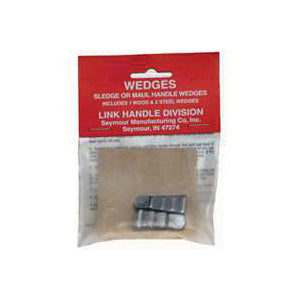 LINK HANDLES 64133 Sledge and Maul Handle Wedge, Steel/Wood, Red
