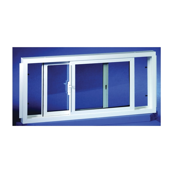 Duo-Corp 3214SLID Basement Window, Insulated Glass Glass/Screen, Vinyl Frame