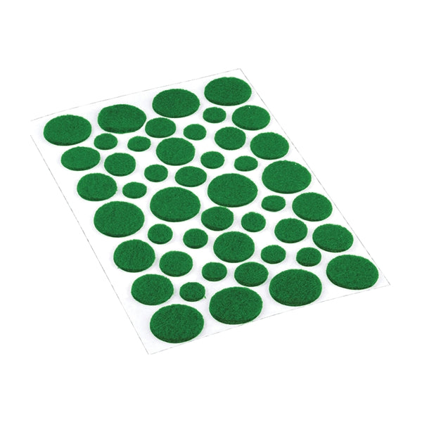 Shepherd Hardware 9423 Furniture Pad, Felt Cloth, Green, Round
