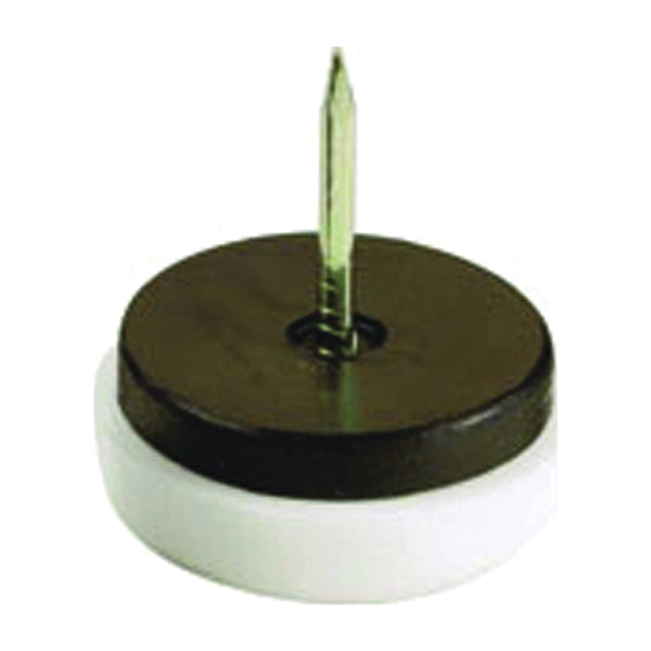 Shepherd Hardware 9448 Furniture Glide, Plastic, White