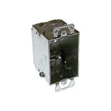 Load image into Gallery viewer, RACO 518/8518 Switch Box, 1 -Gang, 5 -Knockout, 1/2 in Knockout, Steel, Gray, Galvanized, Screw Mounting
