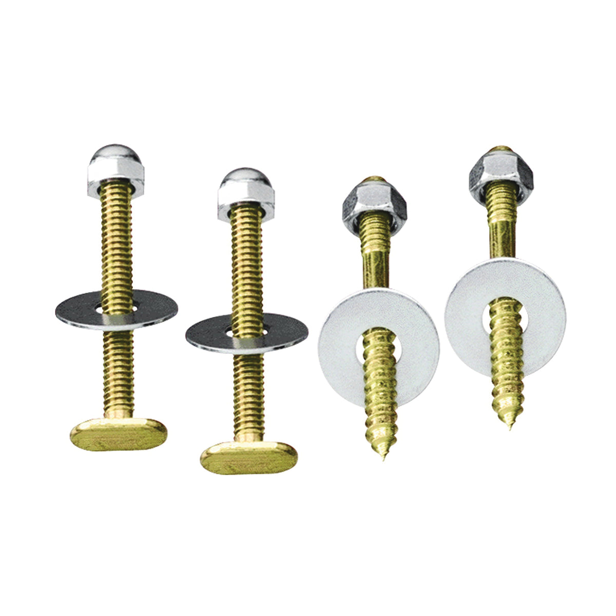 Plumb Pak PP835-165 Bolt and Screw Set, Brass