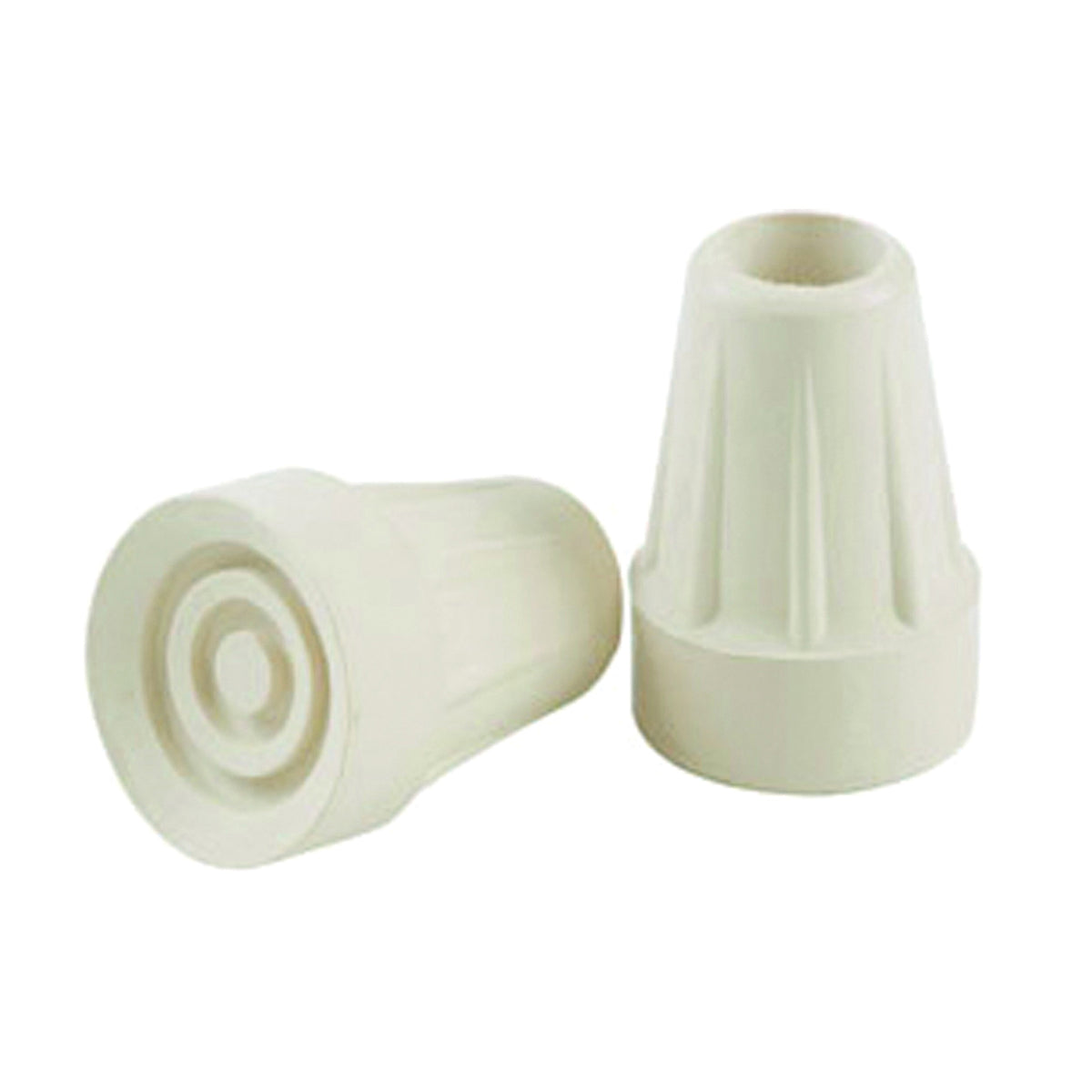 Shepherd Hardware 9742 Crutch Tip, Round, Rubber, Off-White, 7/8 in Dia