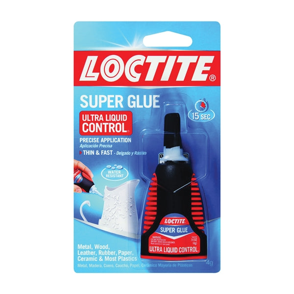 Loctite 1647358 Ultra Gel Super Glue, Liquid, Irritating, Transparent, 4 g Bottle