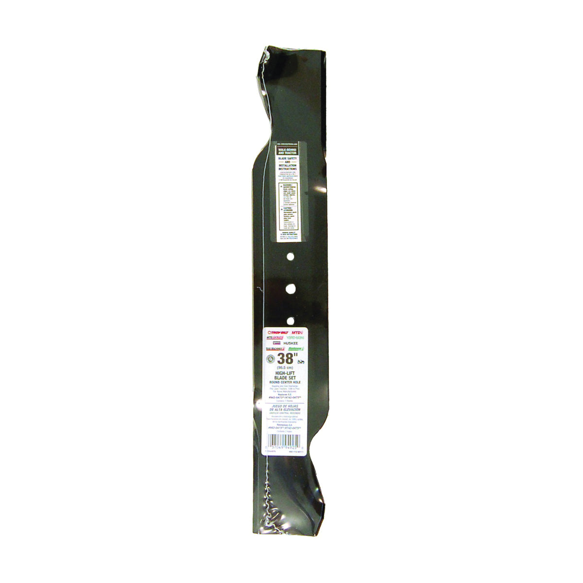 MTD 490-110-M111 Blade Set, 38 in L, Steel