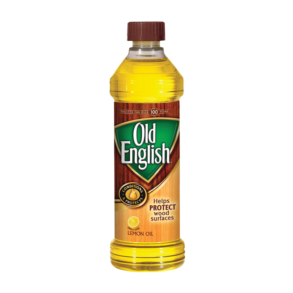 OLD ENGLISH 6233875143 Furniture Polish, 16 oz Bottle, Yellow, Liquid, Characteristic