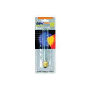 Feit Electric BP25T61/2 Incandescent Lamp, 25 W, T6-1/2 Lamp, Candelabra E12 Lamp Base, 2700 K Color Temp