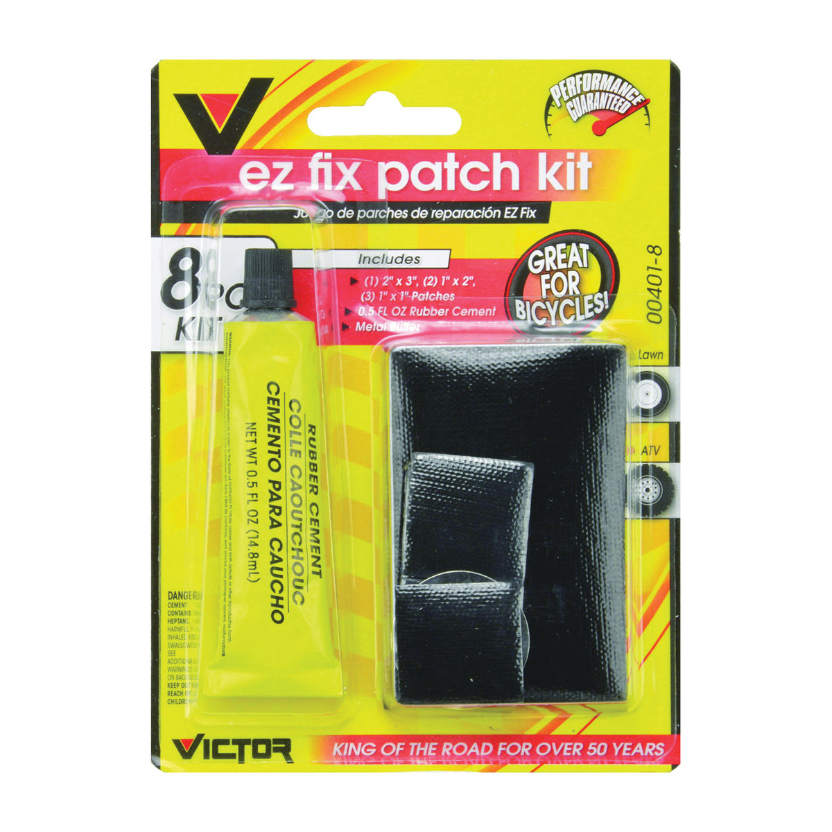 GENUINE VICTOR 22-5-00401-8 Patch Repair Kit, Metal/Rubber