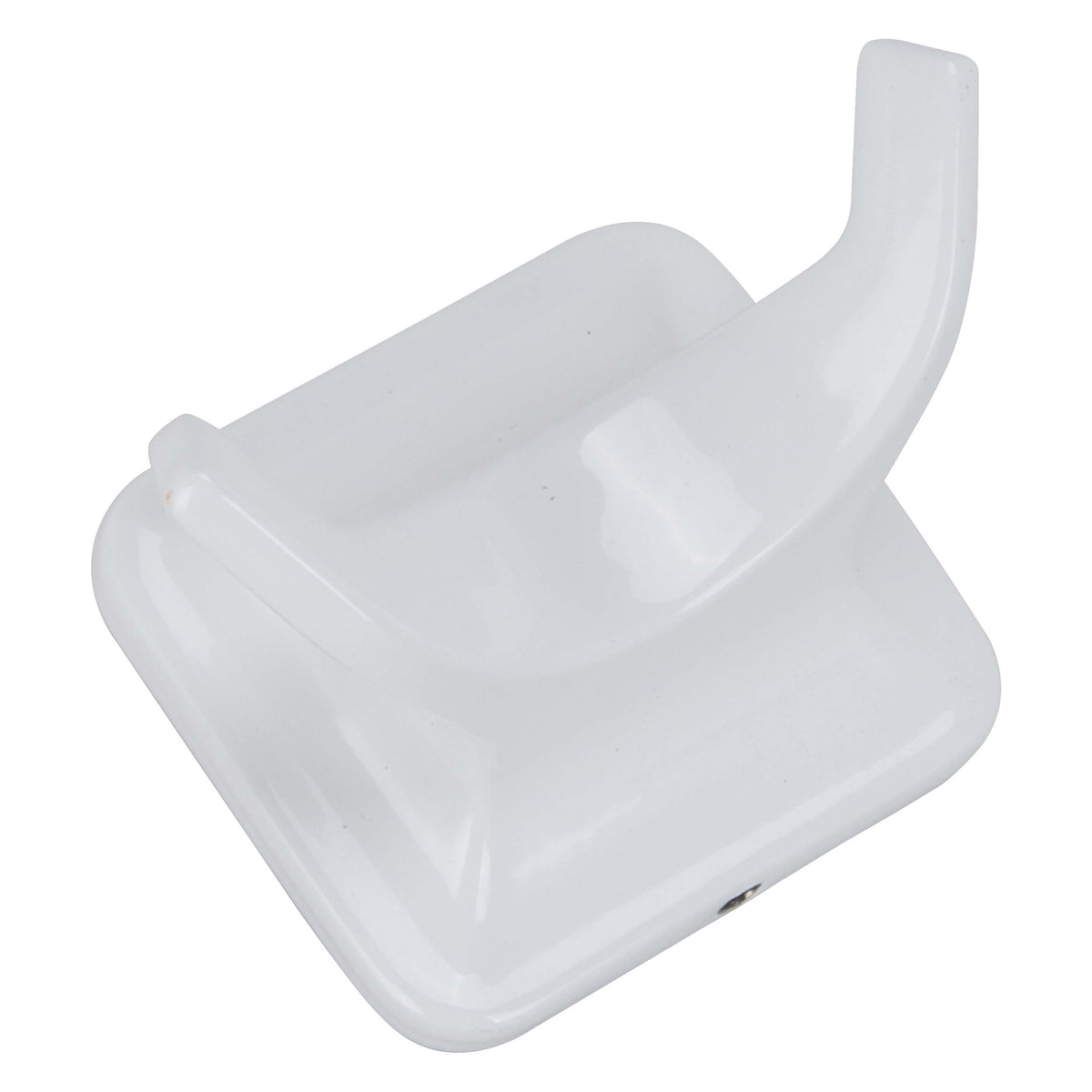 Boston Harbor L3653-51-07 Double Robe Hook, 2-Hook, Zinc, White, Wall Mounting