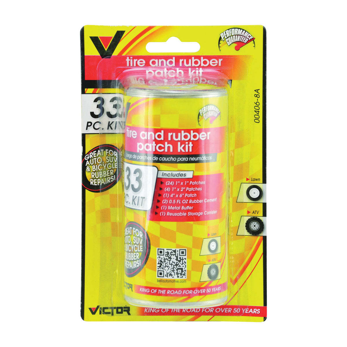 GENUINE VICTOR 22-5-00406-8A Patch Repair Kit, Metal/Rubber