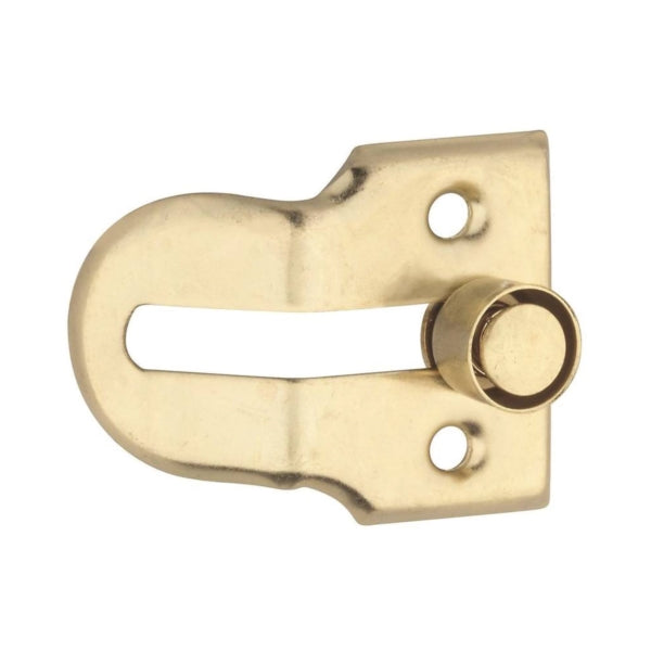 Stanley Hardware V823 Series S610-430 Window Vent Stop, Steel, Brass