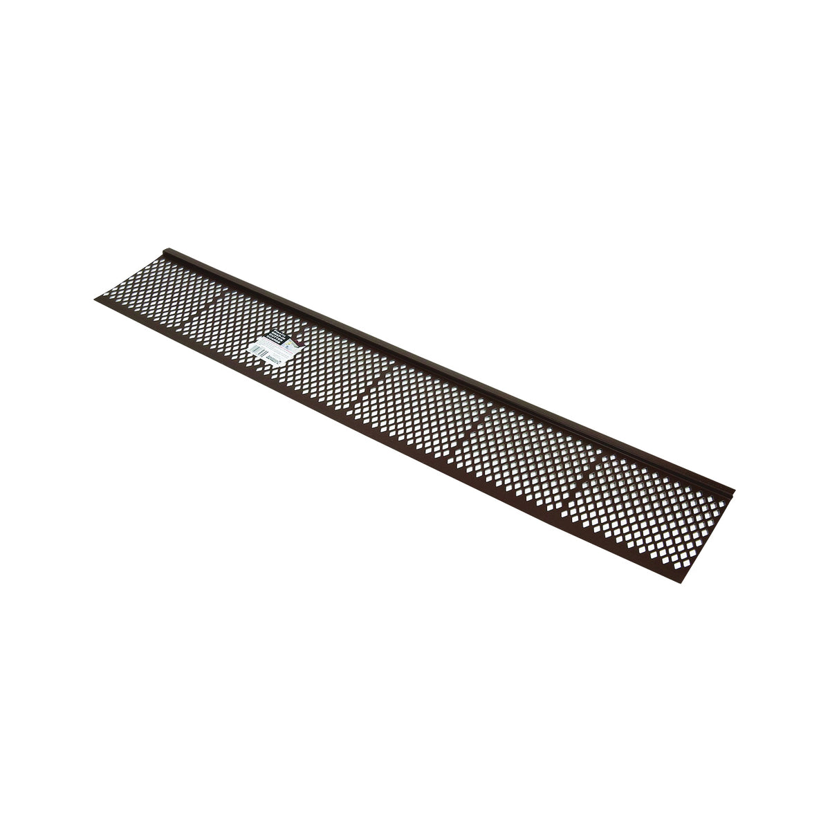 Amerimax 85379 Gutter Guard, 3 ft L, 2 in W, PVC, Brown