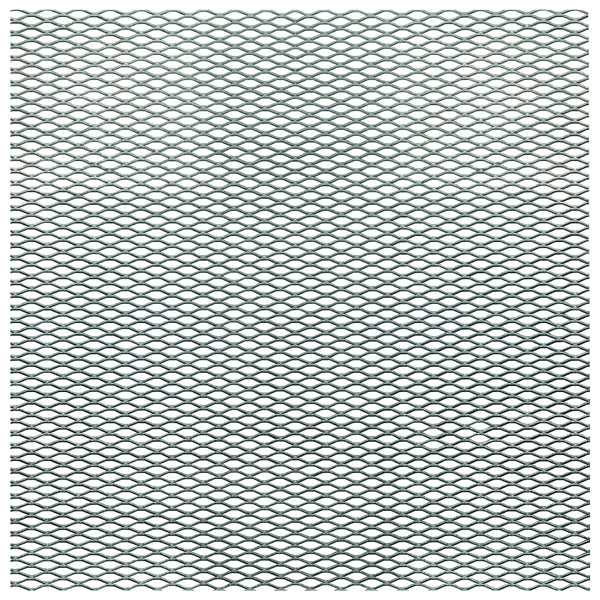 Stanley Hardware 4075BC Series N341-537 Expanded Grid Sheet, 13 Thick Material, 24 in W, 24 in L, Steel, Plain