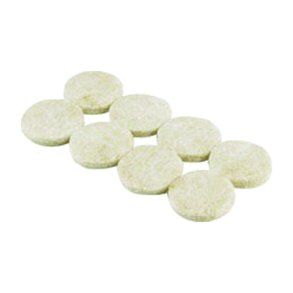 Shepherd Hardware 9953 Protective Pad, Felt Cloth, Beige, 1-1/2 in Dia, Round