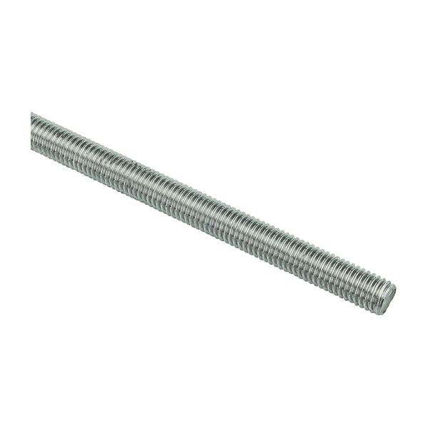 Stanley Hardware 4002BC Series N218-255 Threaded Rod, 1/2-13 in Thread, 36 in L, Coarse Grade, Stainless Steel