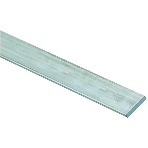 Stanley Hardware 4200BC Series N341-917 Flat Bar, 3/4 in W, 36 in L, 1/8 in Thick, Aluminum, Mill