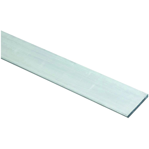 Stanley Hardware 4200BC Series N341-560 Flat Bar, 1-1/2 in W, 36 in L, 1/8 in Thick, Aluminum, Mill