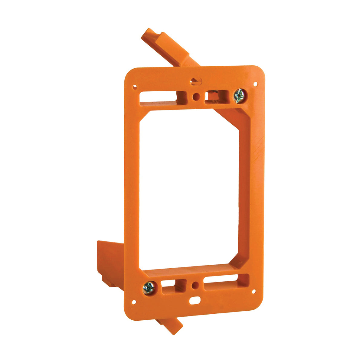 Carlon SC100RR Outlet Box, 4.32 in L, 2.52 in W, 1 -Gang, Non-Metallic, Orange