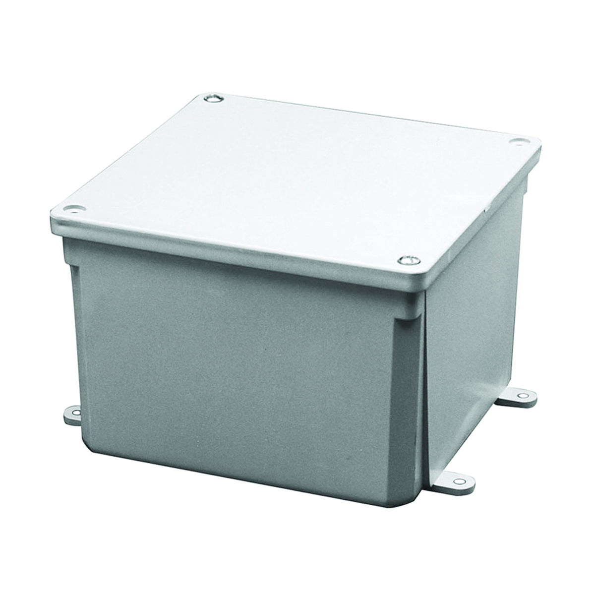 Carlon E989NNJ-CAR Molded Junction Box, PVC, Surface Mounting