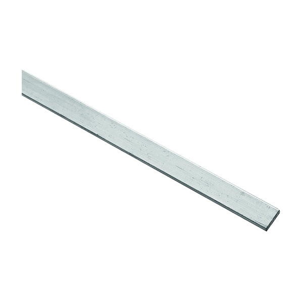 Stanley Hardware 4200BC Series N247-015 Flat Bar, 1/2 in W, 72 in L, 1/8 in Thick, Aluminum, Mill