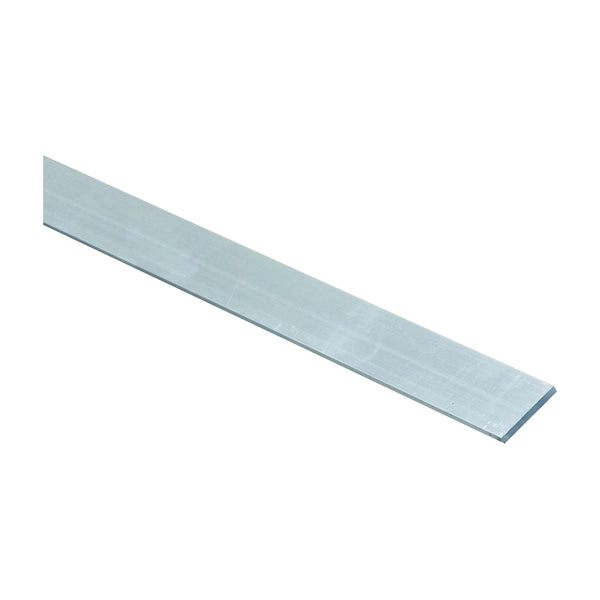 Stanley Hardware 4200BC Series N247-072 Flat Bar, 1 in W, 72 in L, 1/8 in Thick, Aluminum, Mill