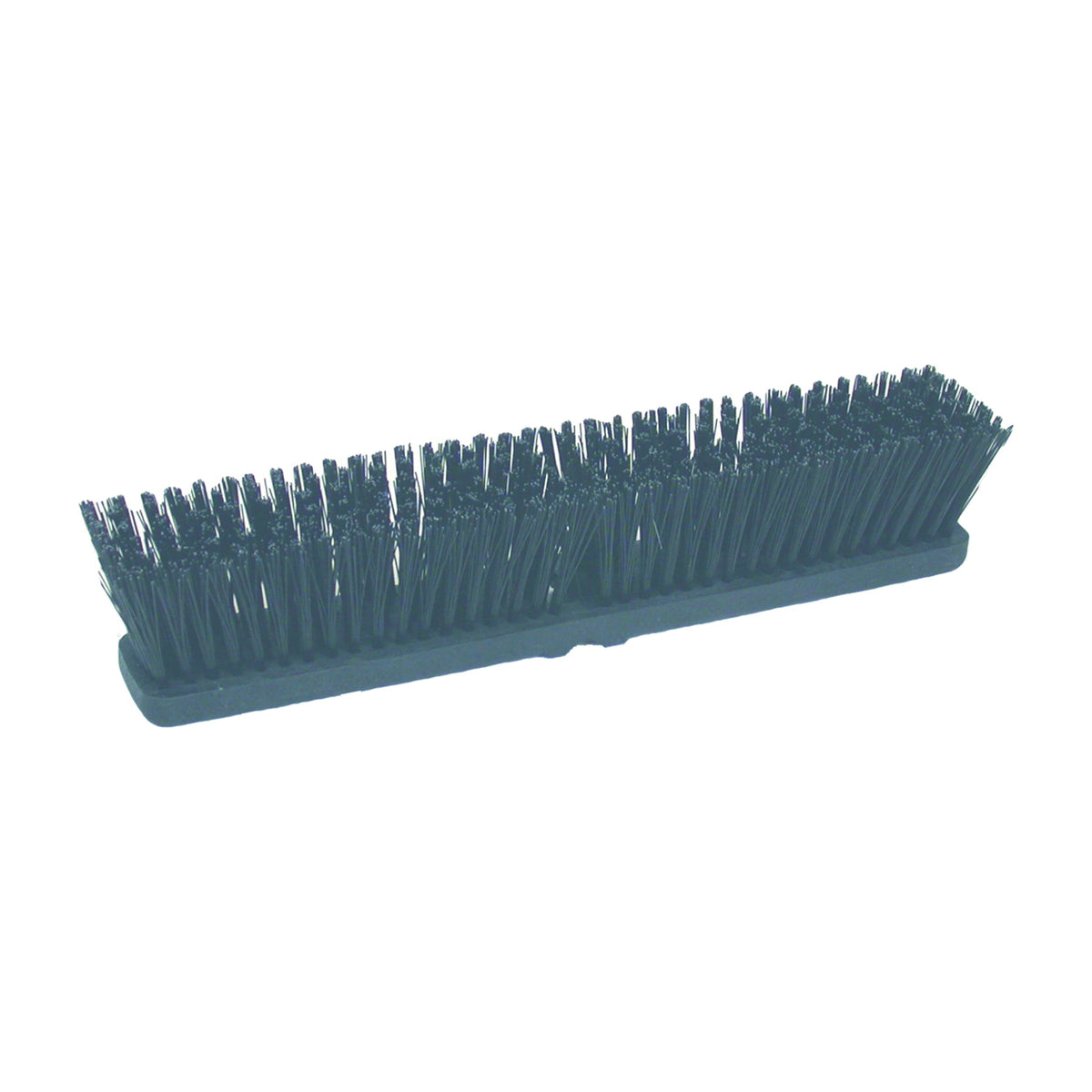 BIRDWELL 2021-12 Broom Head, Threaded, 3 in L Trim, Polystyrene Bristle, Black