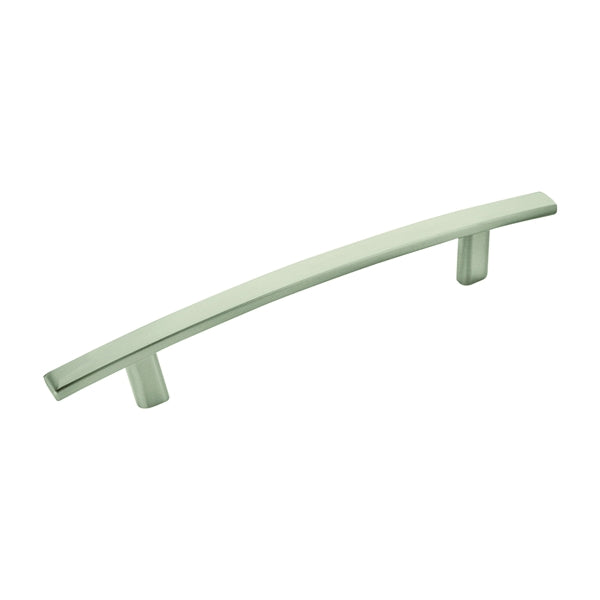 Amerock Cyprus Series BP9362G10 Cabinet Pull, 7-13/16 in L Handle, 1-3/16 in Projection, Zinc, Satin Nickel