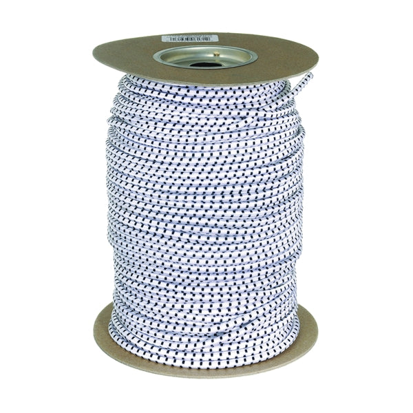 KEEPER 06171 Bungee Cord, 1/4 in Dia, 300 ft L, Rubber
