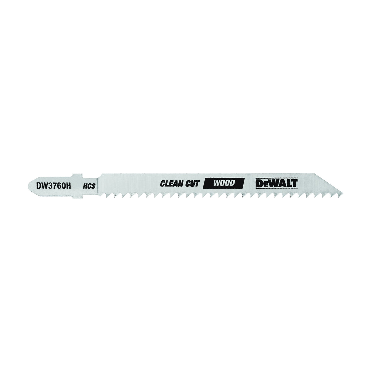 DeWALT DW3760H Jig Saw Blade, 1/4 in W, 10 TPI