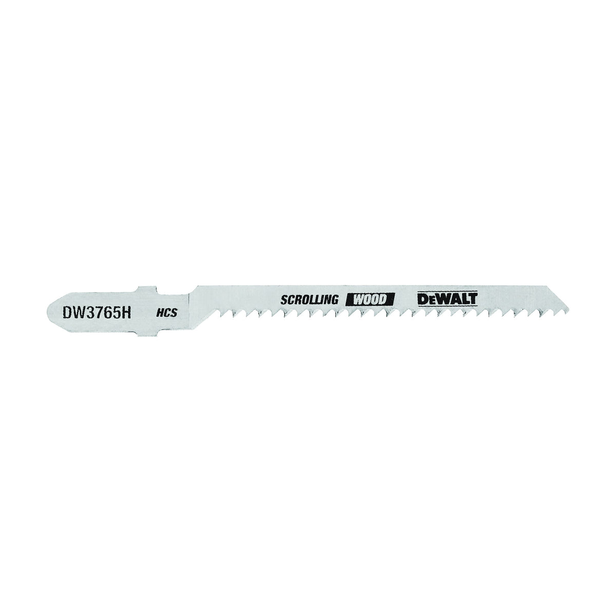 DeWALT DW3765H Jig Saw Blade, 1/4 in W, 12 TPI