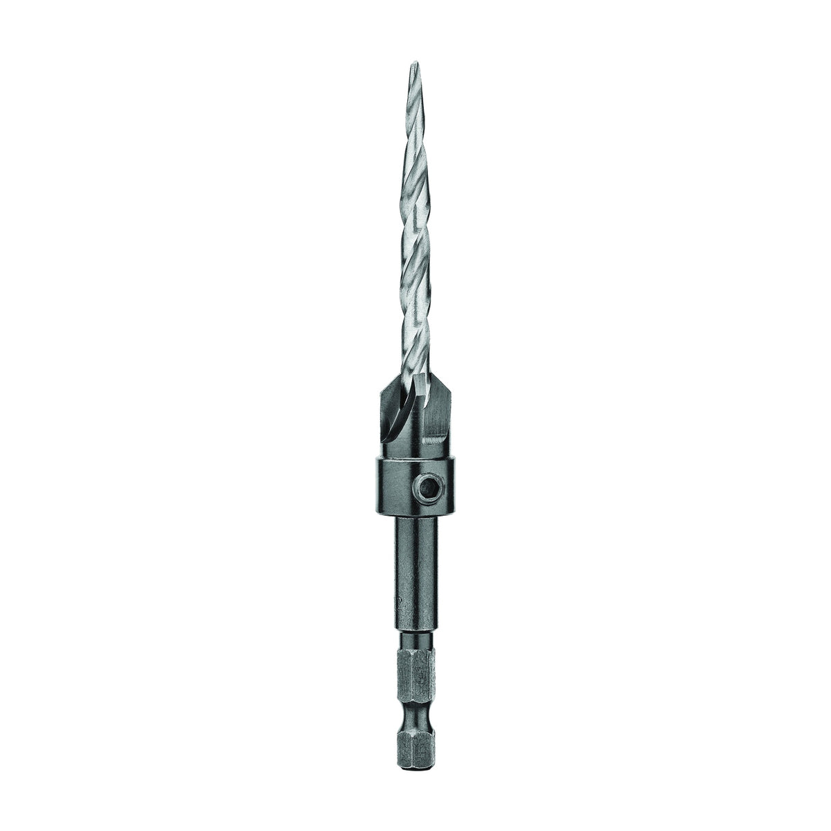 DeWALT DW2570 Drill Bit, 7/32 in Dia, 1-3/8 in OAL, Countersink, Spiral Flute, 4-Flute, 1/4 in Dia Shank