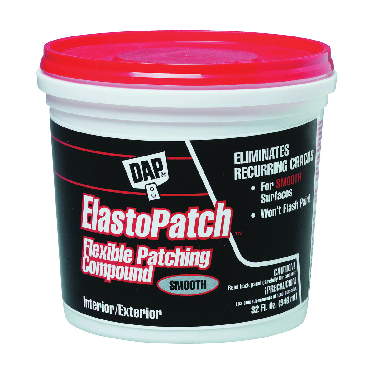 DAP 12278 Spackling Paste White, White, 1 qt Tub