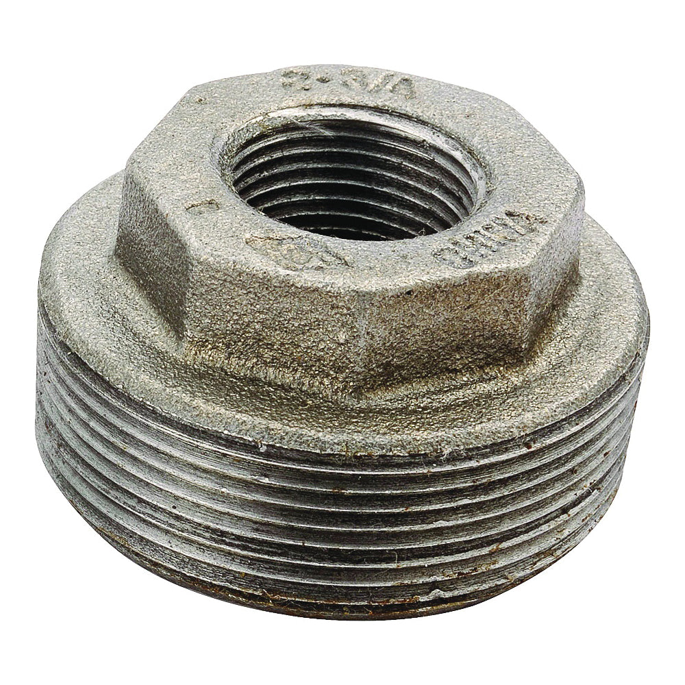 Prosource 35-3/4X1/2B Pipe Bushing, 3/4 x 1/2 in, MIP x FIP, Malleable Iron, SCH 40 Schedule, 300 psi Pressure