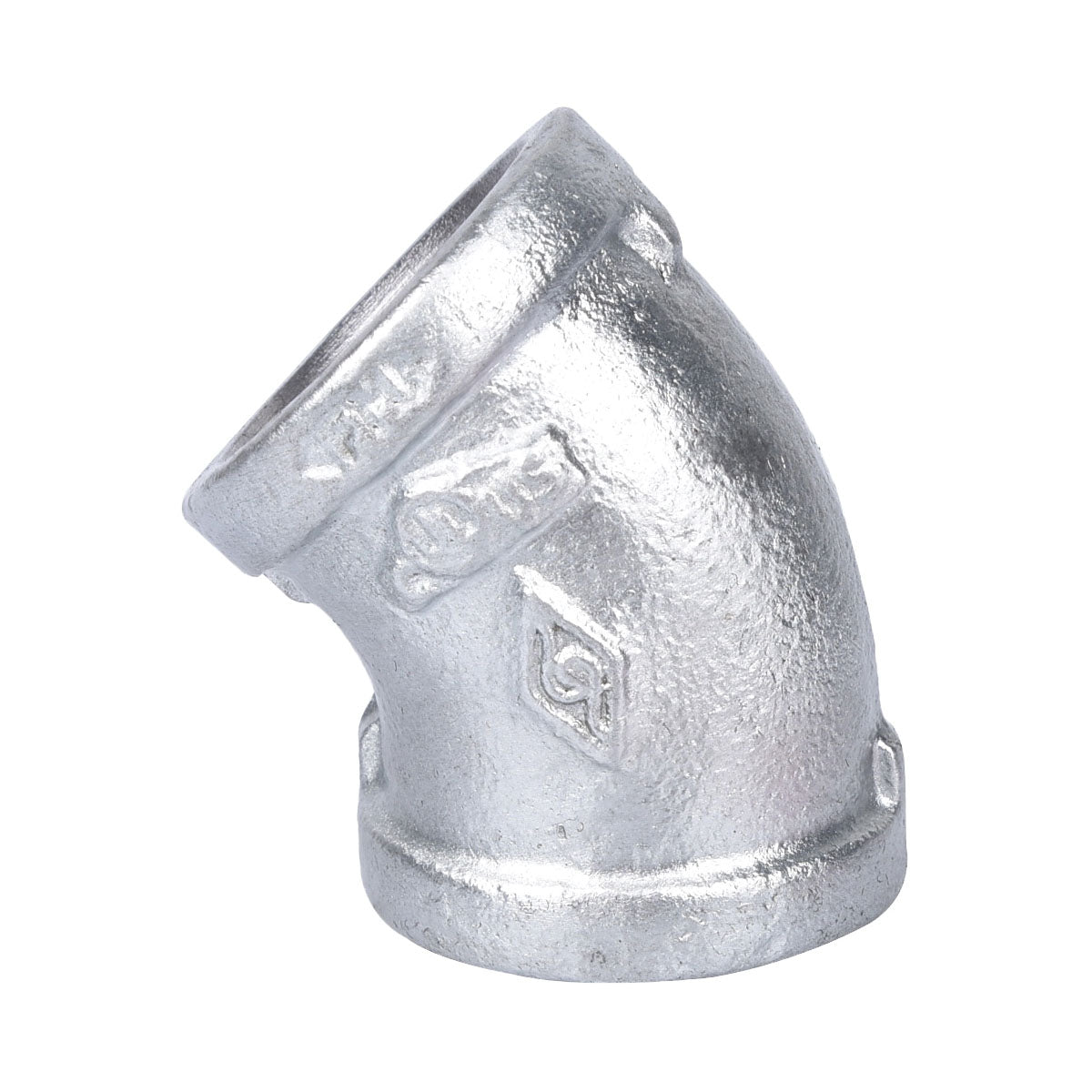 ProSource 4-1G Pipe Elbow, 1 in, Threaded, 45 deg Angle, SCH 40 Schedule, 300 psi Pressure