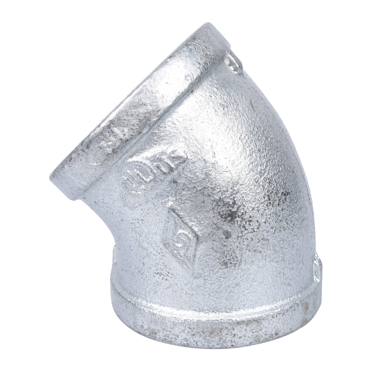 ProSource 4-2G Pipe Elbow, 2 in, Threaded, 45 deg Angle, SCH 40 Schedule, 300 psi Pressure
