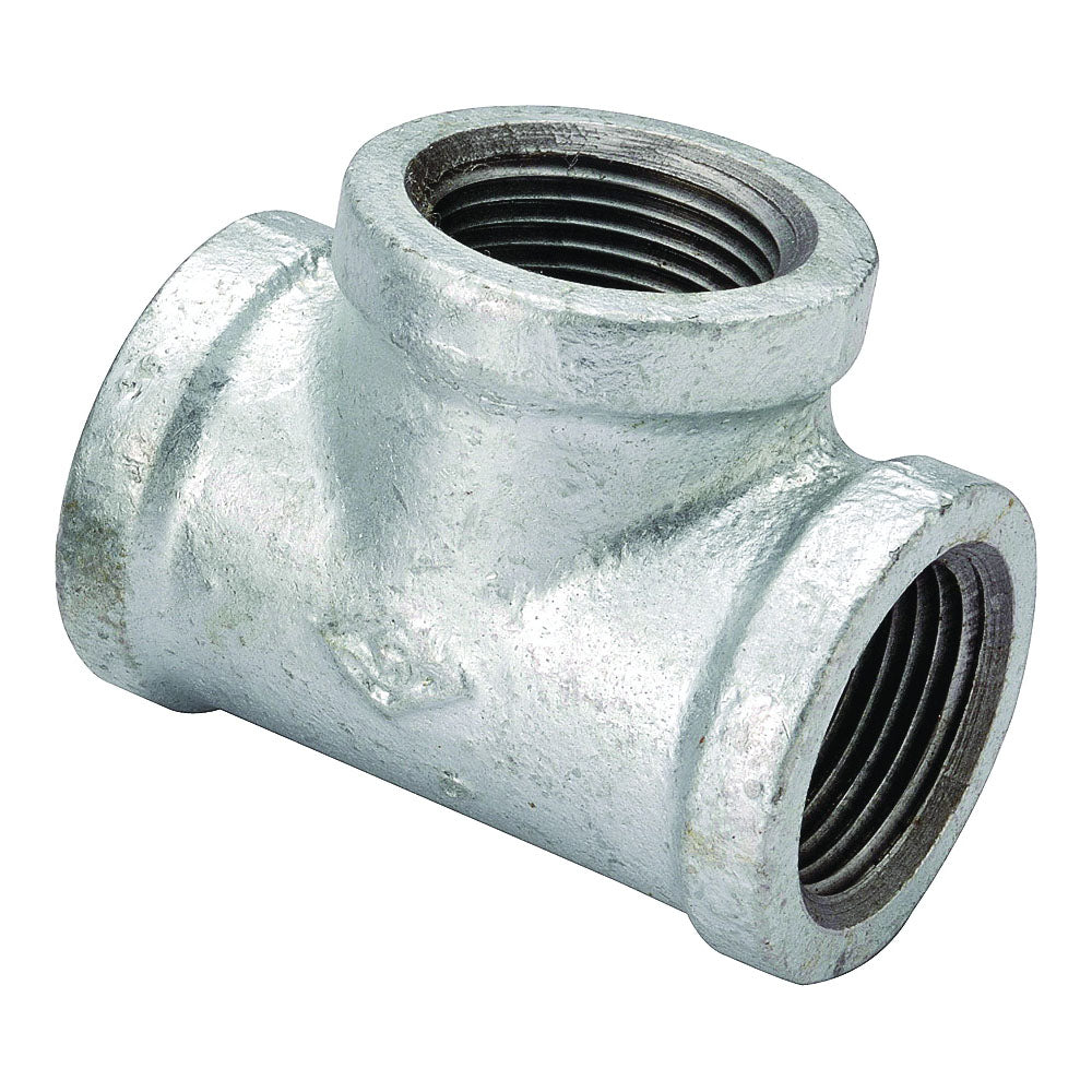 ProSource 11A-1G Pipe Tee, 1 in, FIPT, Malleable Steel, SCH 40 Schedule, 300 psi Pressure